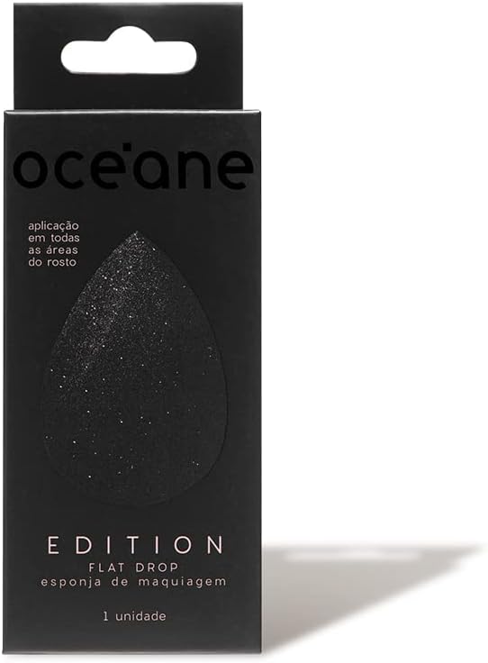 Océane Flat Drop Océane Esponja De Maquiagem Preto